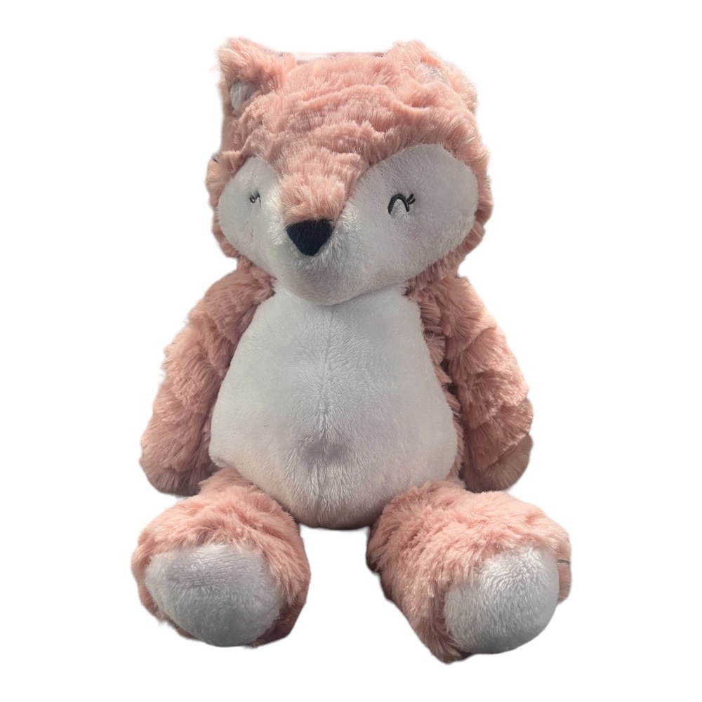 Carter's Just One You Fox Plush #68023 Pink and White 2021 Lovey Stuffed Animal